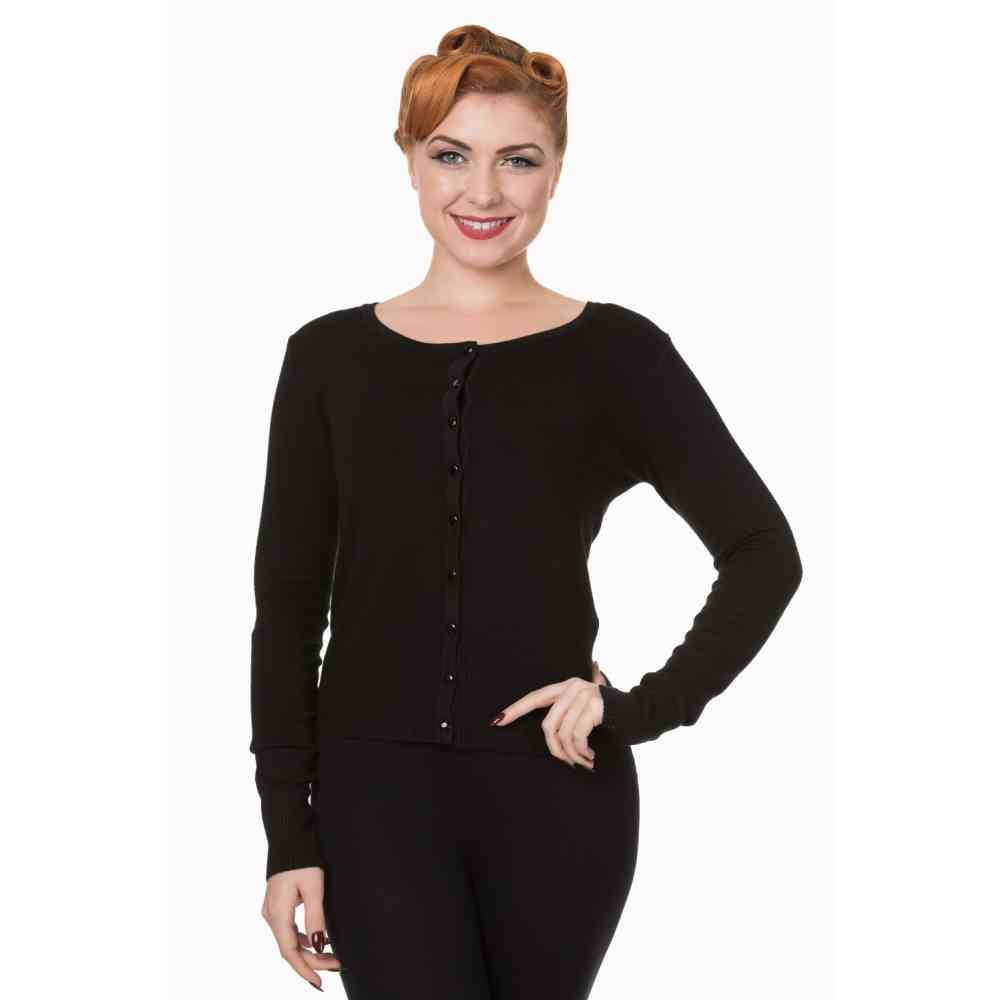 Dancing Days - Getaway Cardigan - Noir Product image